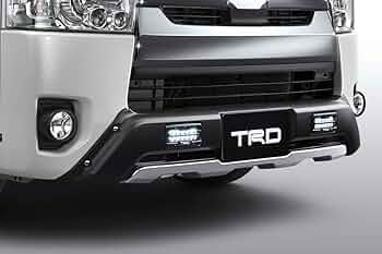 ハイエース200系TRDフロントリップスポイラー ハイエース4型以降(標準ボディ)用フロントスポイラーLED付 TRD